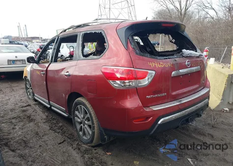 2014 Nissan Pathfinder Sl z USA, uszkodzony, nr VIN 5N1AR2MN1EC601737